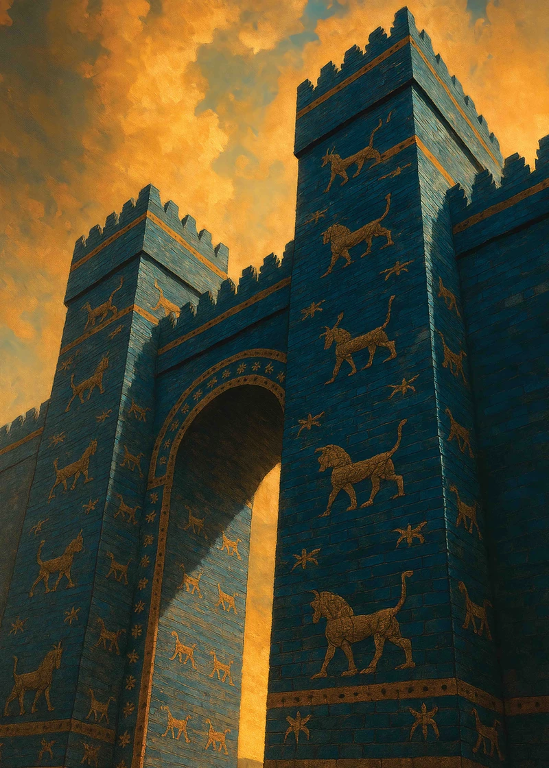 Ishtar Gate of Babylon – 575 BC